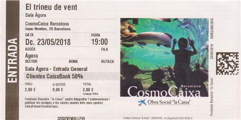 cosmo caixa entrada|Tickets & prices CosmoCaixa Barcelona